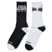 Major City 069 Socks 2-Pack Black/White
