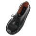 topánky kožené STEADY´S 3 dírkové Čierna