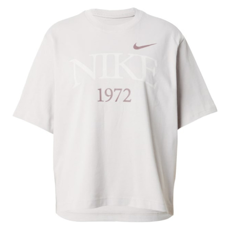 Nike Sportswear Tričko  svetlofialová / tmavofialová / biela