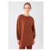 LC Waikiki Crew Neck Plain Long Sleeve Women's Sweatshirt Tunic