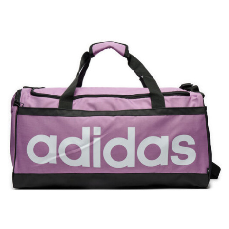 Adidas Taška Essentials Linear Duffel Bag Medium IZ1898 Fialová