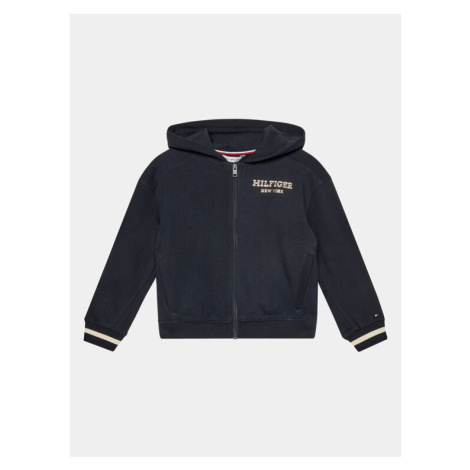 Tommy Hilfiger Mikina Monotype KG0KG07723 D Tmavomodrá Regular Fit