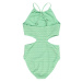 Abercrombie & Fitch Jednodielne plavky  zelená / svetlozelená
