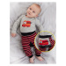 Denokids Fire Brigade Baby Boy Body Tights-Pants Set