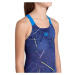 Arena girls galactics swimsuit swim pro back navy/blue river