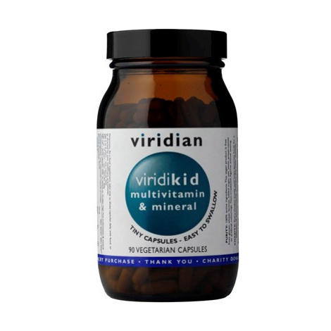 Viridian Viridikid Multivitamin 90 kapslí (pro děti)