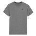 4F Funkčné tričko  sivá melírovaná / čierna