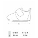 Yoclub Dievčenské topánky na suchý zips OBO-0186G-6500 Grey 6-12 měsíců