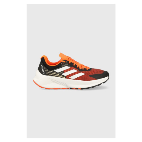 Topánky adidas TERREX Soulstride Flow pánske, oranžová farba