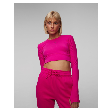 Dámsky Ružový Top Adidas By Stella Mccartney Asmc Tst Crop