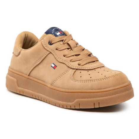 Tommy Hilfiger Sneakersy Low Cut Lace-Up Sneaker T3B9-32478-1441 M Hnedá