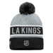 Los Angeles Kings zimná čiapka Authentic Pro Game & Train Cuffed Pom Knit Black-Stone Gray