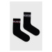 Ponožky HUGO dámske,čierna farba,50469276