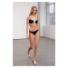 Trendyol Limited Edition Black Strapless Accessory Regular Bikini Set