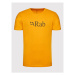 Rab Tričko Stance Logo QCB-08-SUN-L Oranžová Regular Fit