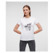 Tričko Karl Lagerfeld Ikonik 2.0 Rs T-Shirt Biela