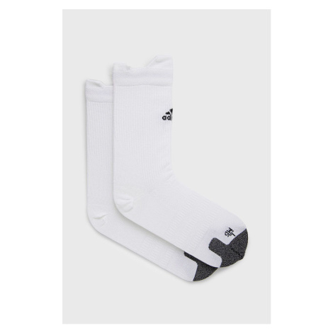 Ponožky adidas Performance HA0096 pánske, biela farba
