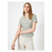 Koton Blouse - Green - Fitted