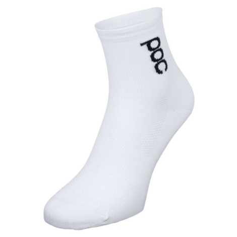 POC ESSENTIAL ROAD LT Športové ponožky, biela, veľkosť