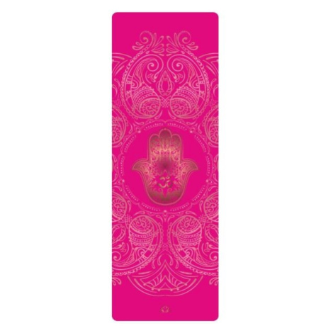 YOGGYS TRAVEL YOGA MAT 1.5 MM HAMSA GYPSY SOUL Podložka na jogu cestovná, ružová, veľkosť