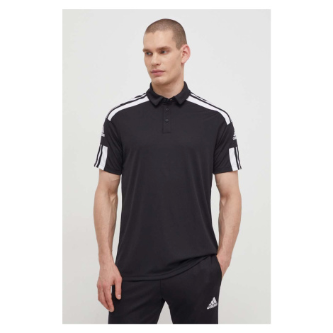 Tréningová polokošeľa adidas Performance Squadra 21 čierna farba, s potlačou, GK9556