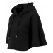 Urban Classics Ladies Cropped Hooded Poncho black