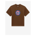 Brown men's T-shirt VANS Checker Icon - Men