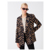 LC Waikiki Patterned Long Sleeve Women's Blazer Jacket