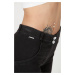 Dámske nohavice Jeans Mid Waist BST1 čierne - Boost