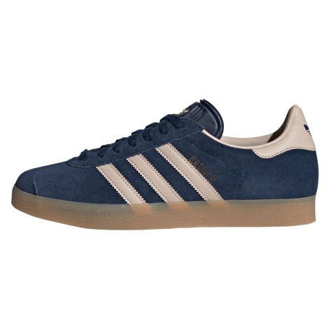 ADIDAS ORIGINALS Nízke tenisky 'Gazelle'  béžová / námornícka modrá