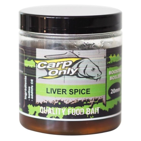 Carp only dipované boilies liver spice 250 ml - 24 mm
