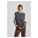 DEFACTO Relax Fit Crew Neck Sweater