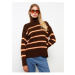 LC Waikiki LCWAIKIKI Basic Turtleneck Striped Long Sleeve Women's Knitwear Sweater