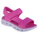 Ružové dievčenské sandále Skechers Heart Lights Sandal - Always Flashy 308045L-PNK