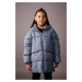 DEFACTO Girl's Water Repellent Hooded Coat