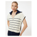 Koton Half Zipper Side Window Detailed Knitwear Polo Neck Sweater