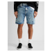 Blue Mens Denim Shorts Desigual Filo - Men