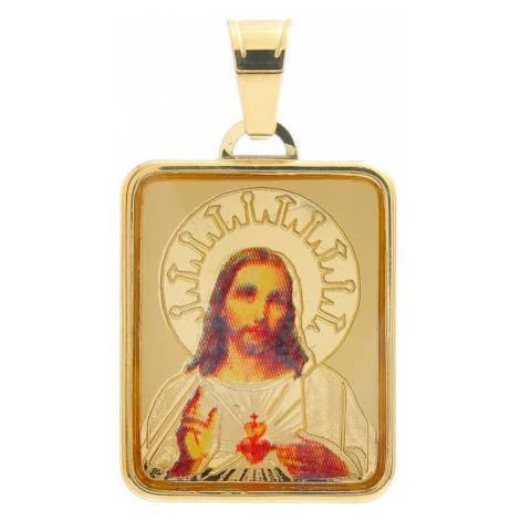 Zlatý medailón Ježišovo Božské Srdce