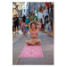 YOGGYS DESIGN YOGA MAT 3.5 MM ARABIAN NIGHTS Podložka na jogu dizajnová, ružová, veľkosť