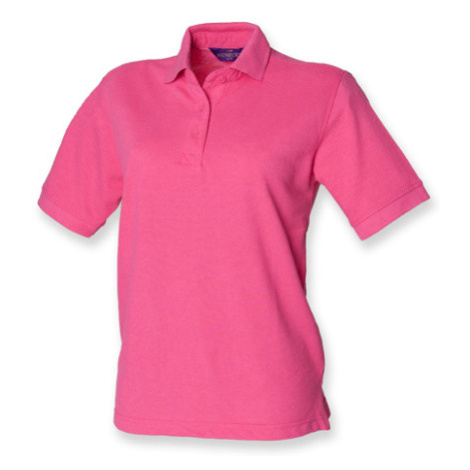 Henbury Dámske polo tričko H401 Fuchsia