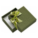 JK Box Zelená darčeková krabička s mašľou GS-5 / A19