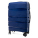 Modrý prémiový plastový kufor &quot;Royal&quot; s TSA zámkom - veľ. M, L, XL