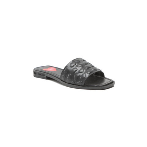LOVE MOSCHINO Šľapky JA28342G0EI70000 Čierna