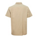 Solid Košeľa 21107684 Béžová Regular Fit