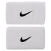 Biele potítka Nike Swoosh Doublewide Wristbands NNN05-101