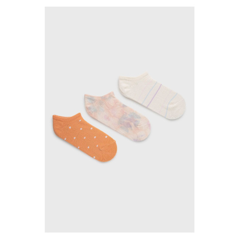 Detské ponožky GAP oranžová farba