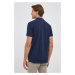 Bavlnené polo tričko Pepe Jeans Vincent tmavomodrá farba, jednofarebné