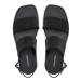 Calvin Klein Sandále Flat Sandal He HW0HW01990 Čierna