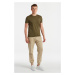 TRIČKO GANT SLIM MERCERIZED SS T-SHIRT JUNIPER GREEN