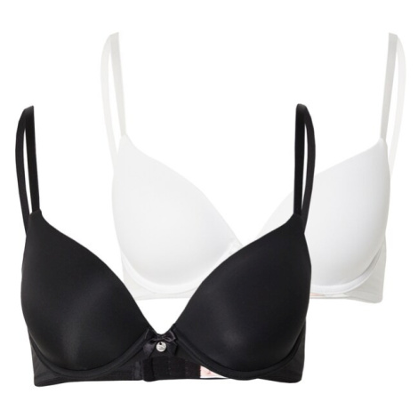 Hunkemöller Podprsenka 'P&M'  čierna / biela Hunkemoller